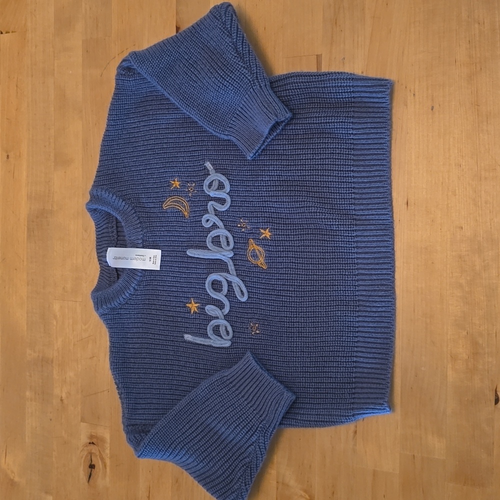 Blue "Big Bro" 18 Month Sweater